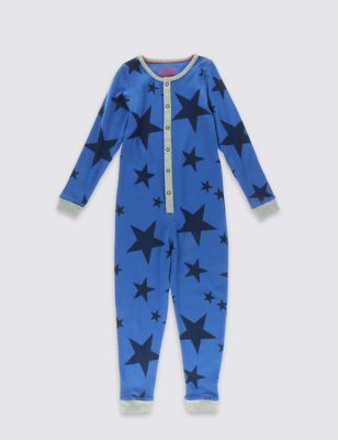 Pure Cotton Star Print All-in-One &#40;1-8 Years&#41;